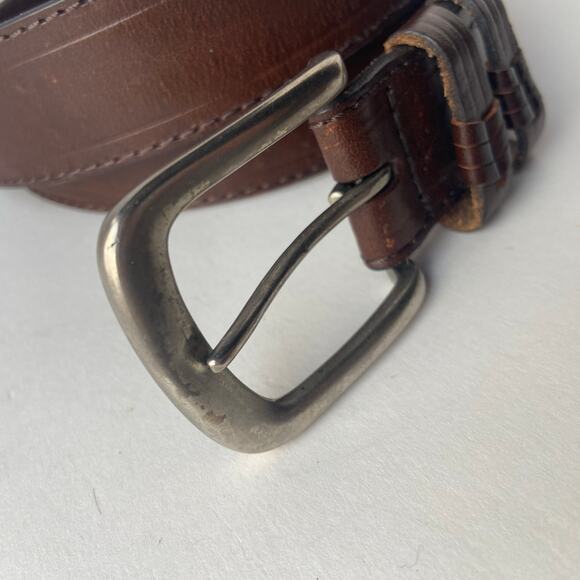 Red Head Brand Co Leather Belt 44 Double Keeper Brown 585500 - Picture 8 of 8